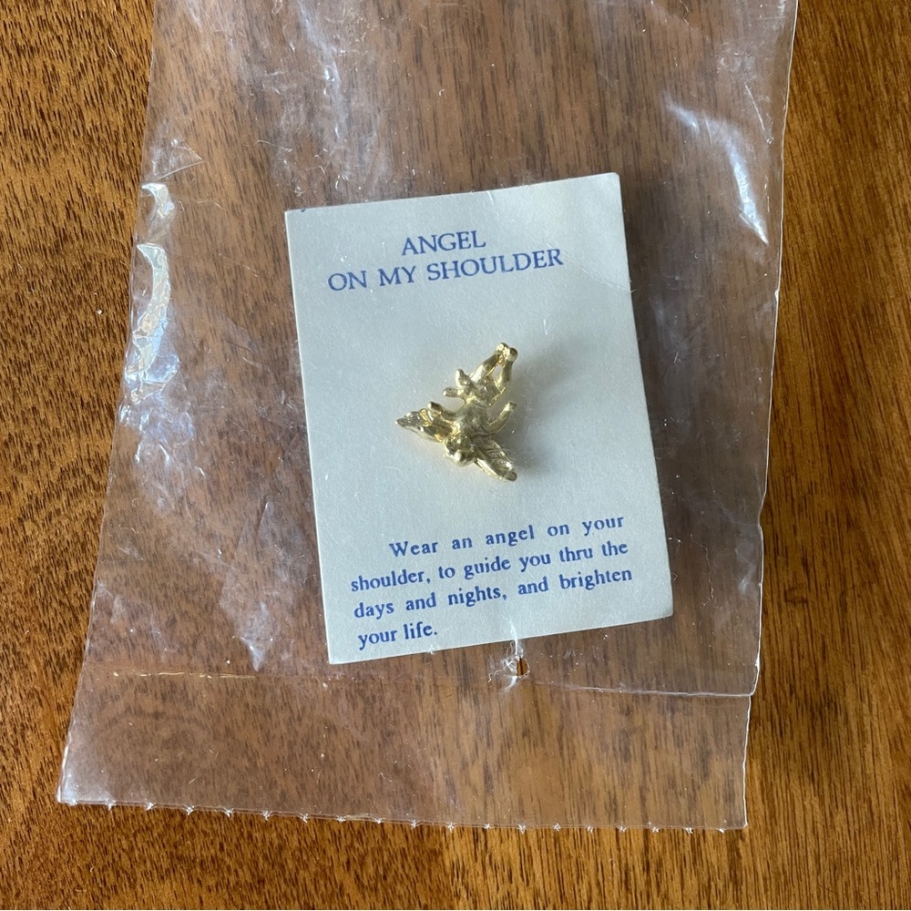 Angel On My Shoulder Pin